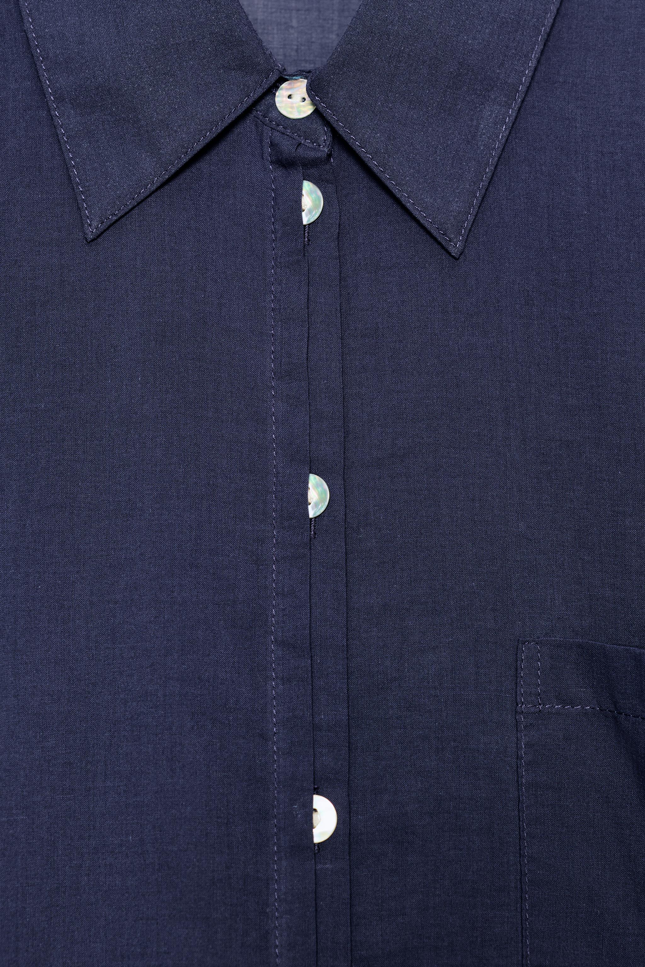 CHEMISE OVERSIZE EN COTON